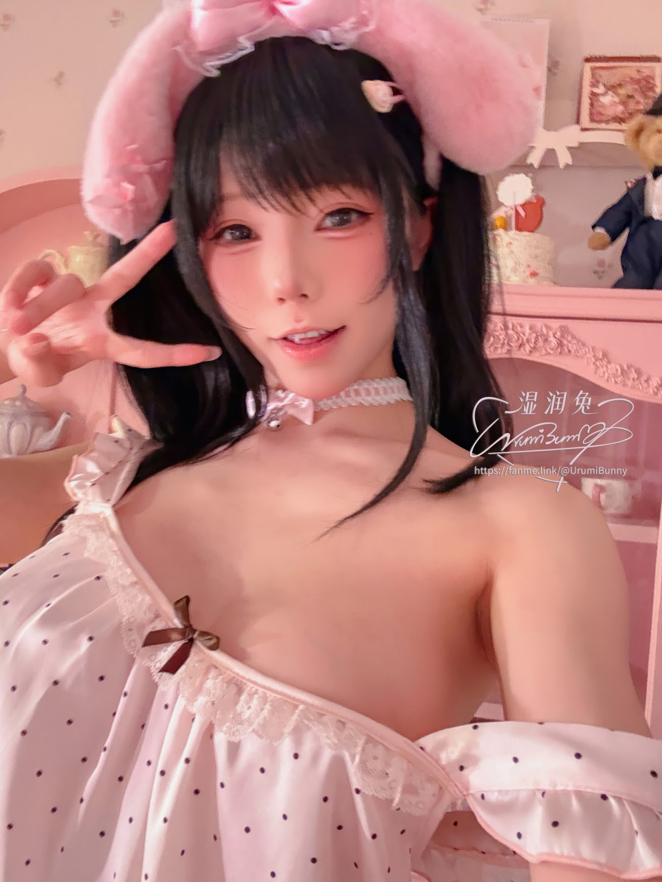 Coser@黏黏团子兔 – 2026年04月作品 晚安少女 - P88