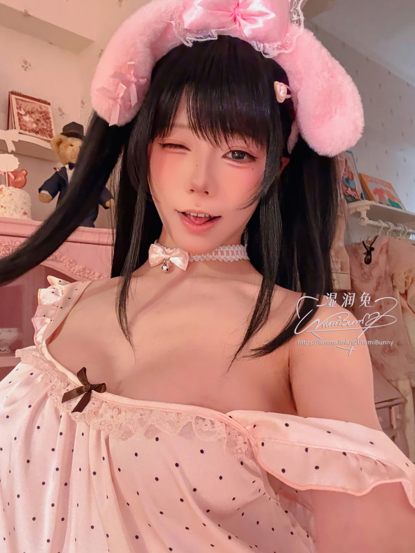 Coser@黏黏团子兔 – 2026年04月作品 晚安少女 - P89