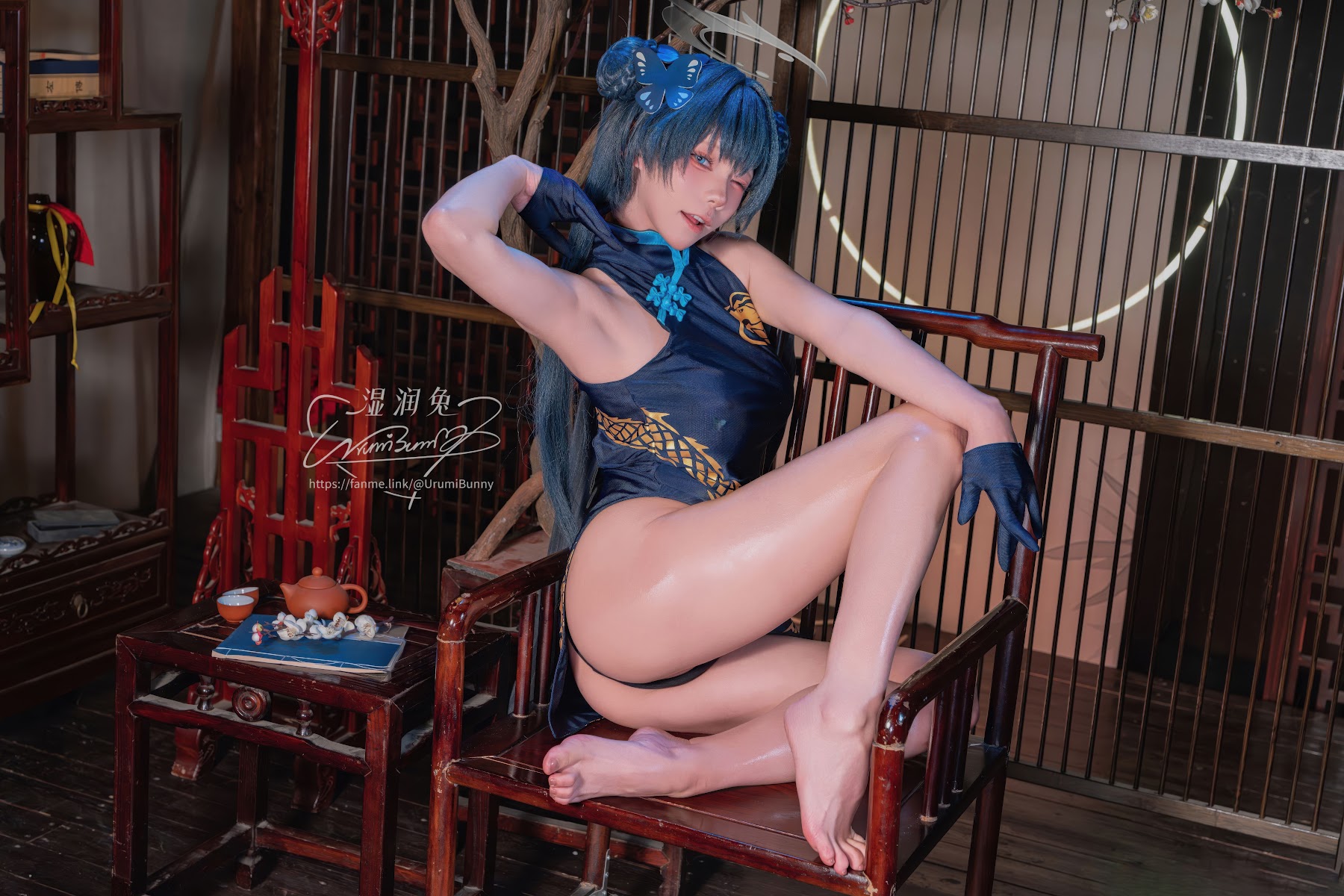 Coser@黏黏团子兔 – 2026年04月作品碧蓝档案 龙华妃咲 - P43