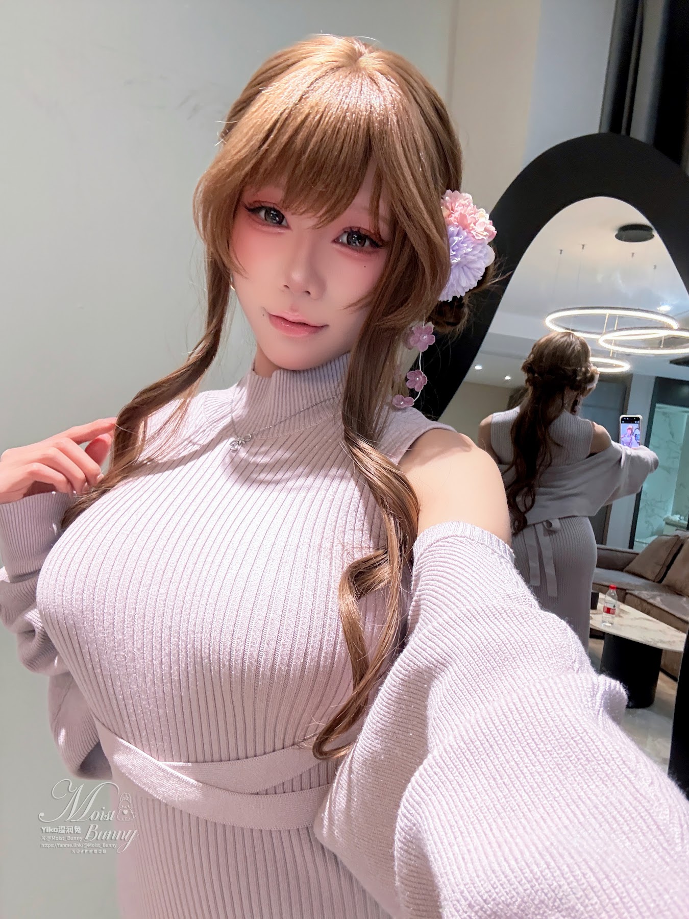 Coser@黏黏团子兔 – 2601月作品 在丈夫身边 - P123
