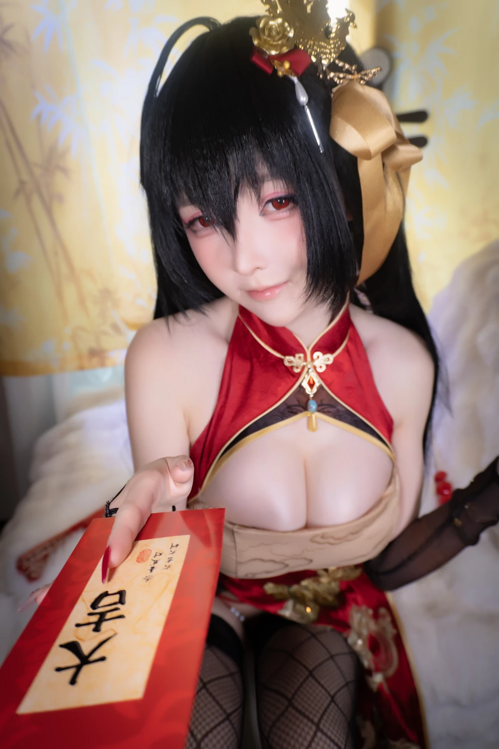 Cosplay 一小央泽 – 大凤旗袍 - P12