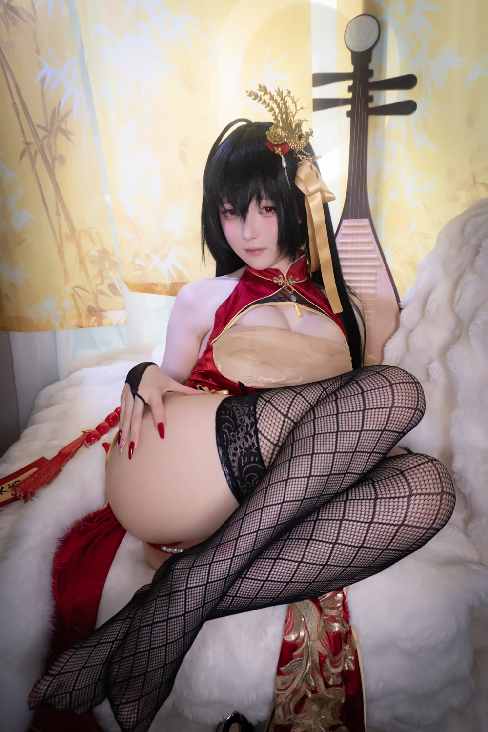 Cosplay 一小央泽 – 大凤旗袍 - P21