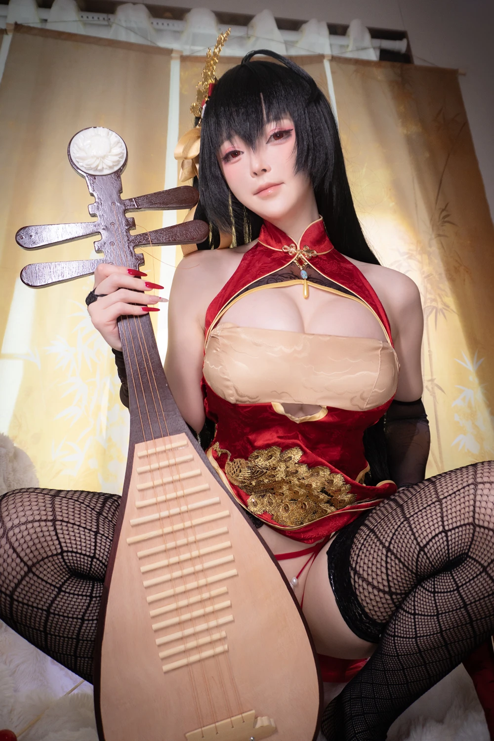 Cosplay 一小央泽 – 大凤旗袍 - P24