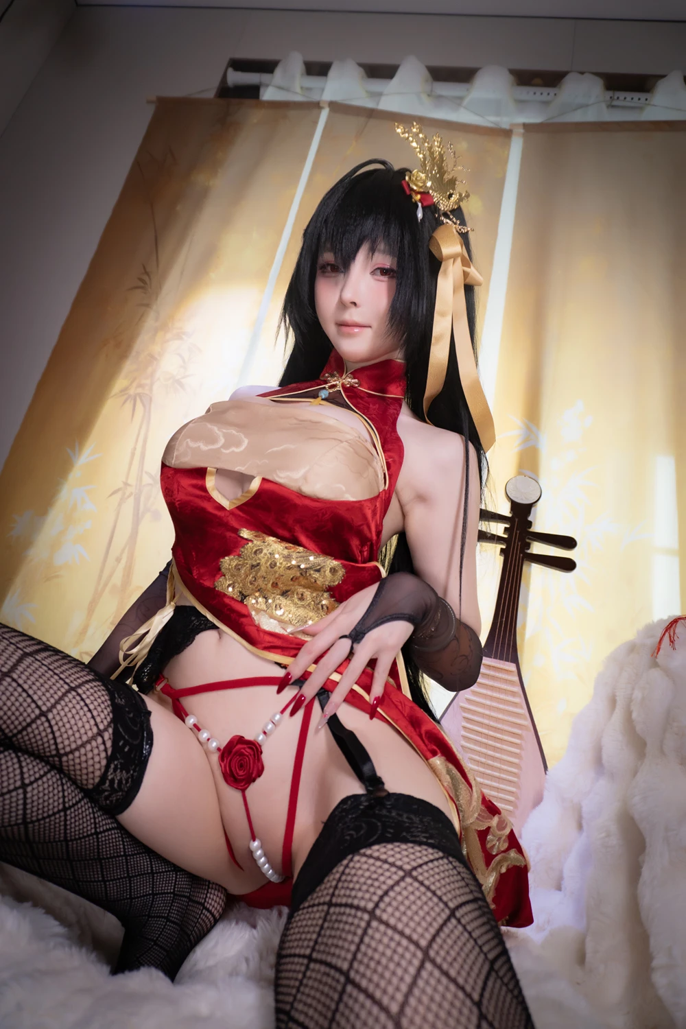 Cosplay 一小央泽 – 大凤旗袍 - P26