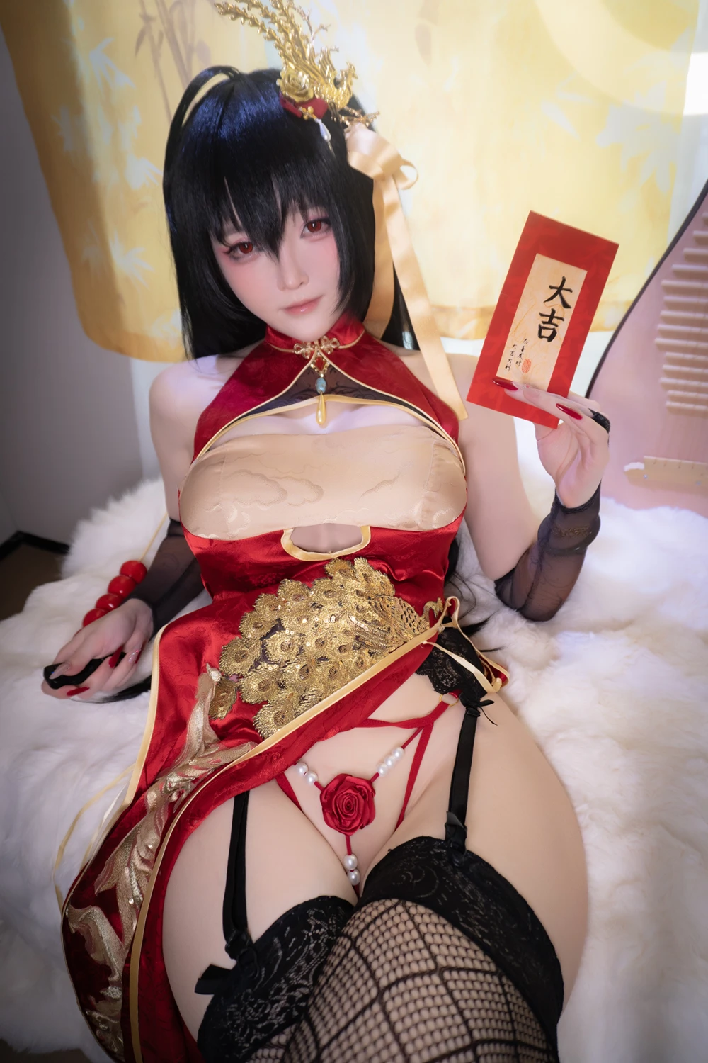 Cosplay 一小央泽 – 大凤旗袍 - P32