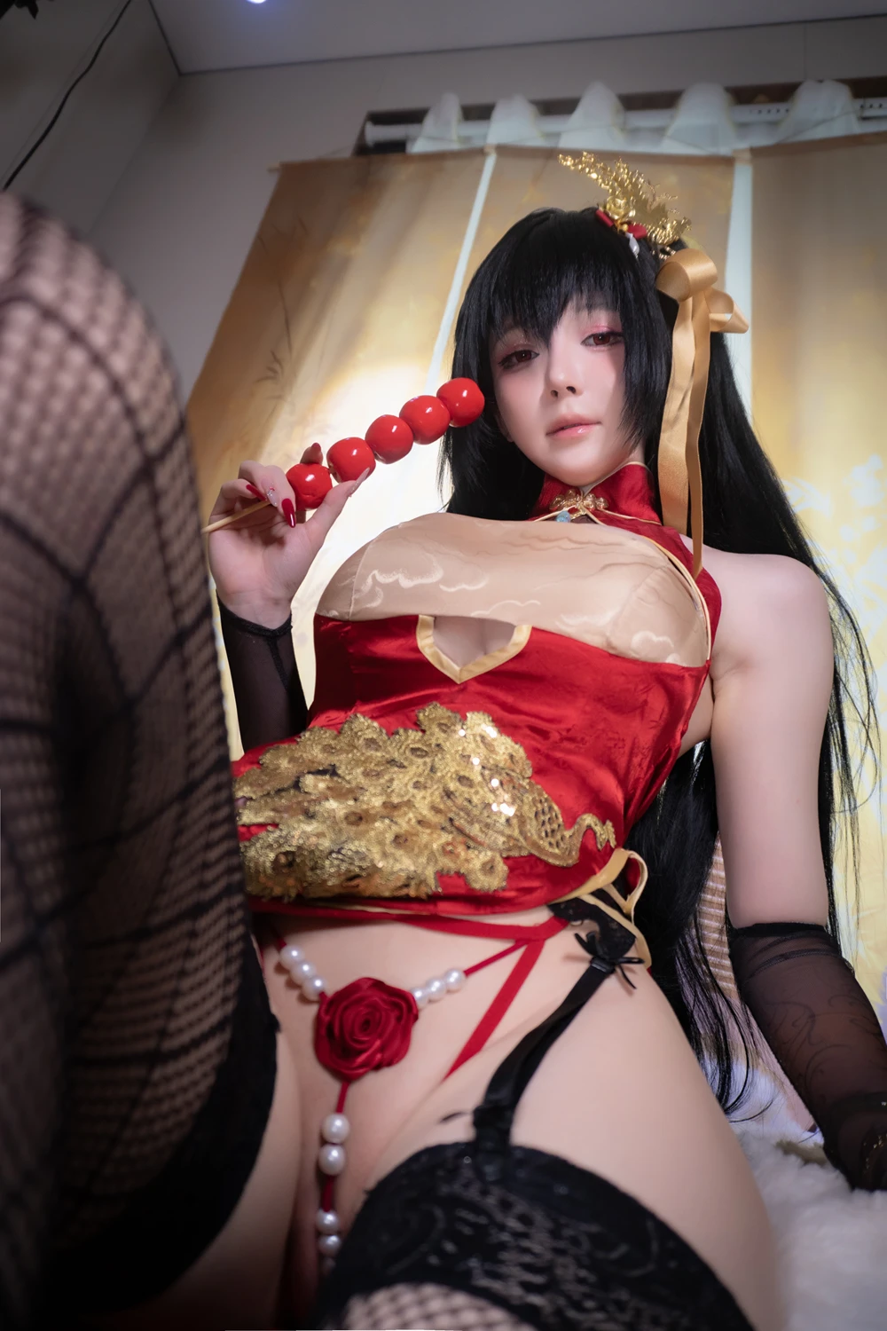 Cosplay 一小央泽 – 大凤旗袍 - P33