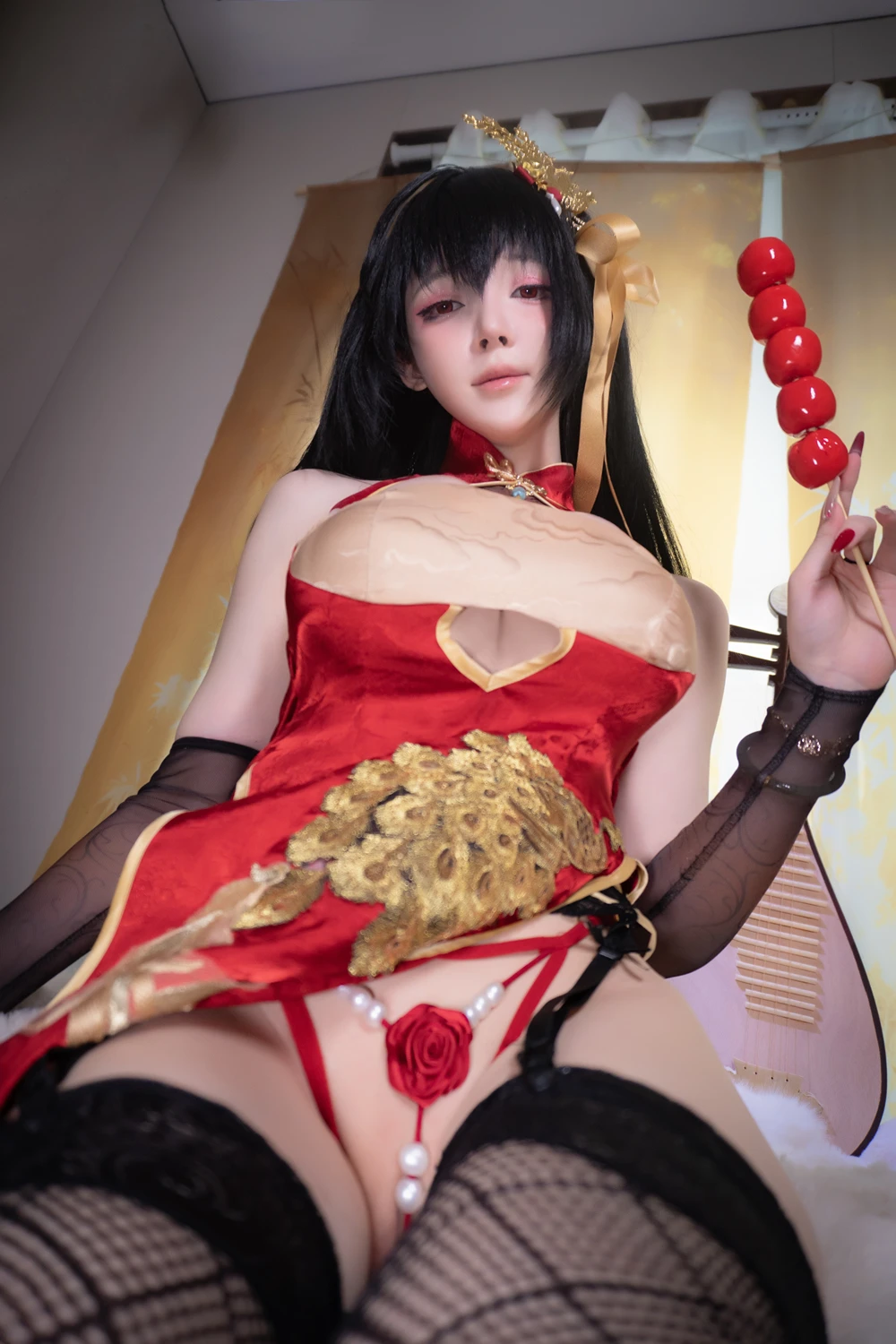 Cosplay 一小央泽 – 大凤旗袍 - P34