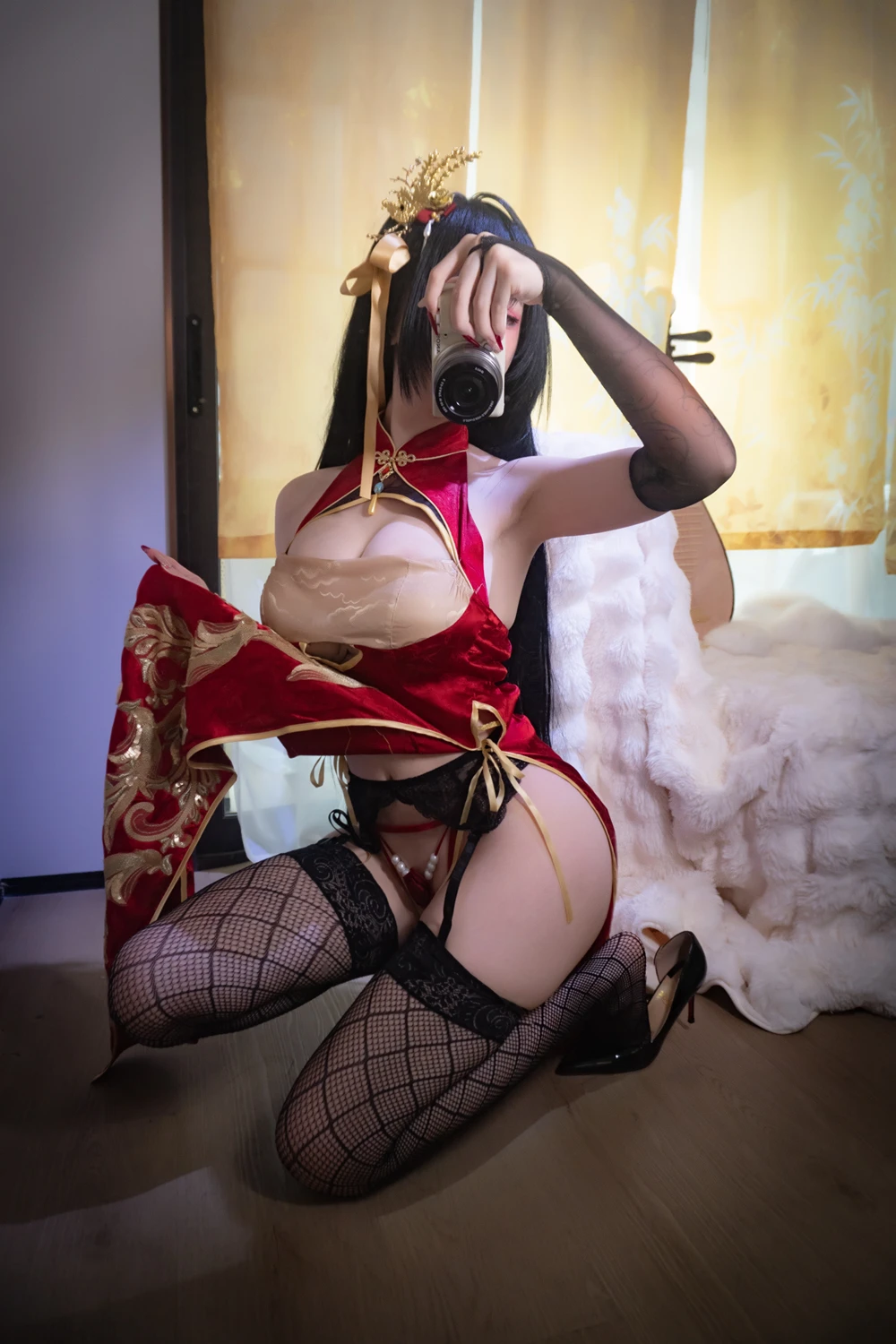 Cosplay 一小央泽 – 大凤旗袍 - P36