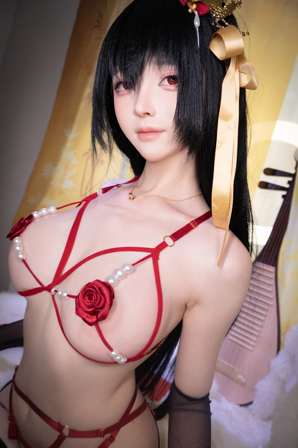 Cosplay 一小央泽 – 大凤旗袍 - P38