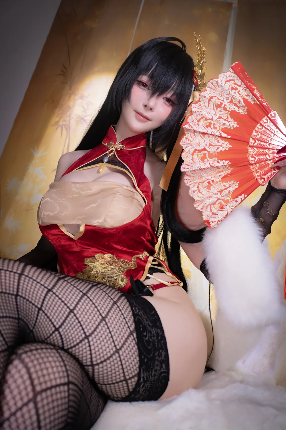 Cosplay 一小央泽 – 大凤旗袍 - P3