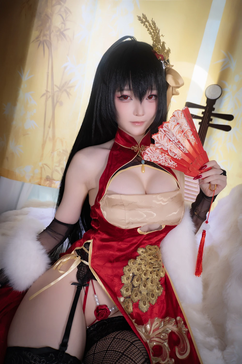 Cosplay 一小央泽 – 大凤旗袍 - P5