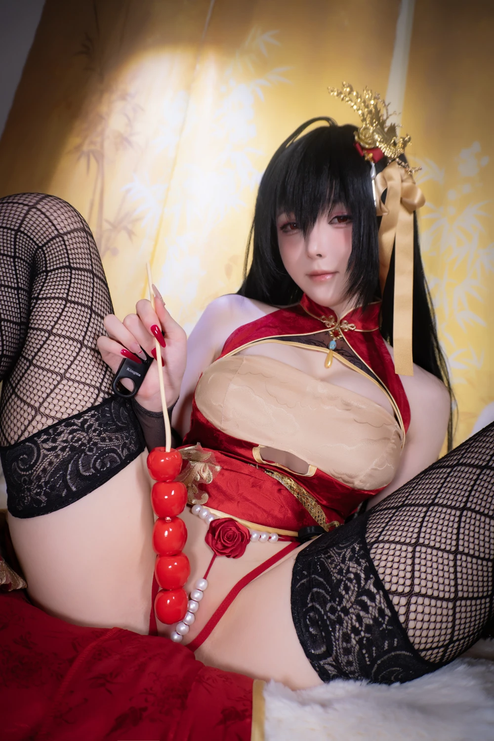 Cosplay 一小央泽 – 大凤旗袍 - P7