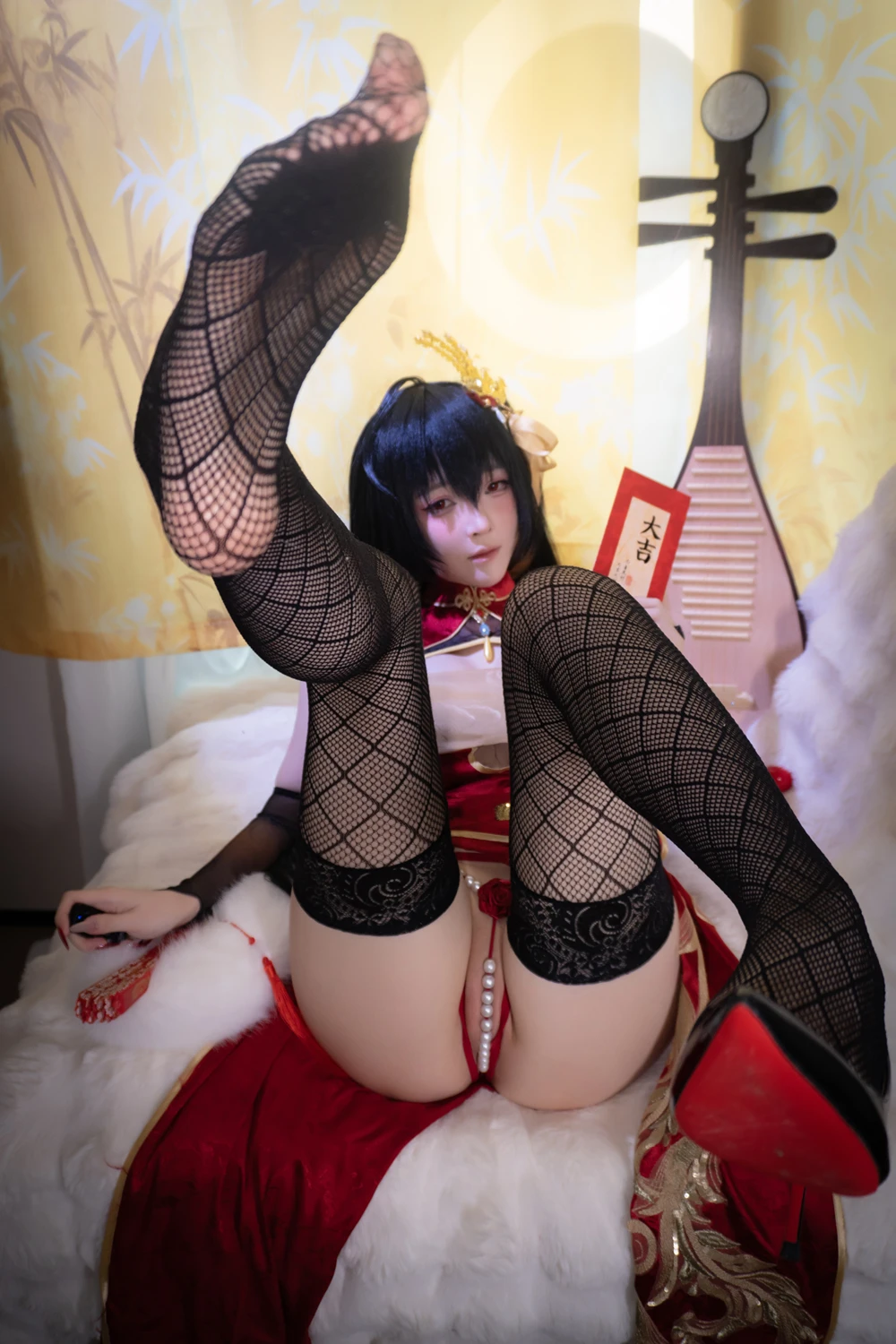Cosplay 一小央泽 – 大凤旗袍 - P8