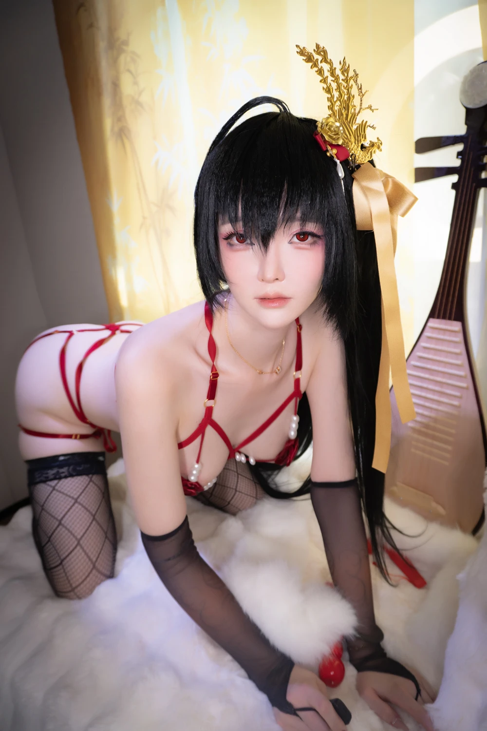 Cosplay 一小央泽 – 大凤旗袍 - P89