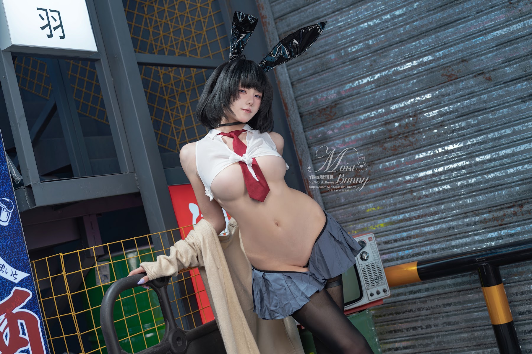 Coser@黏黏团子兔 – 10月作品『賽博逆JK』提线木偶 - P7