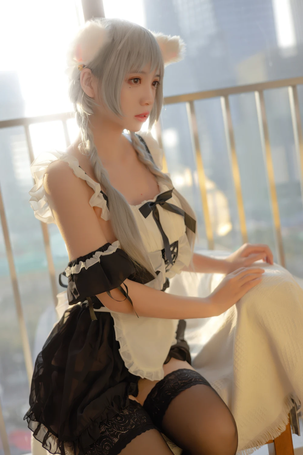 Cosplay 疯猫ss – 夕女仆 - P9
