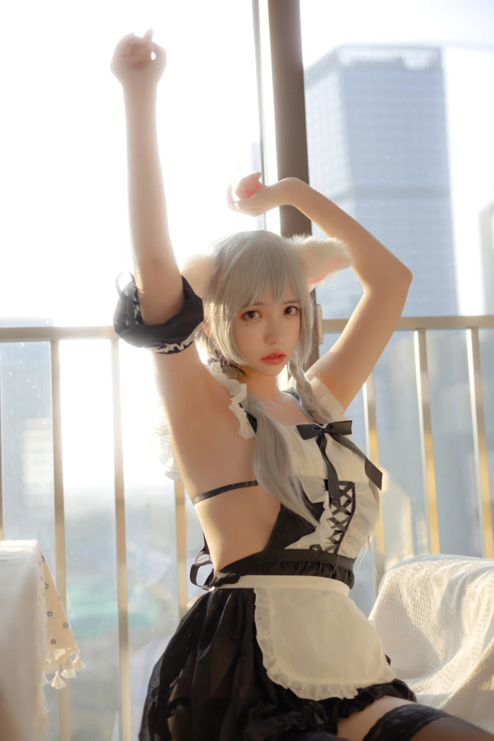 Cosplay 疯猫ss – 夕女仆 - P11