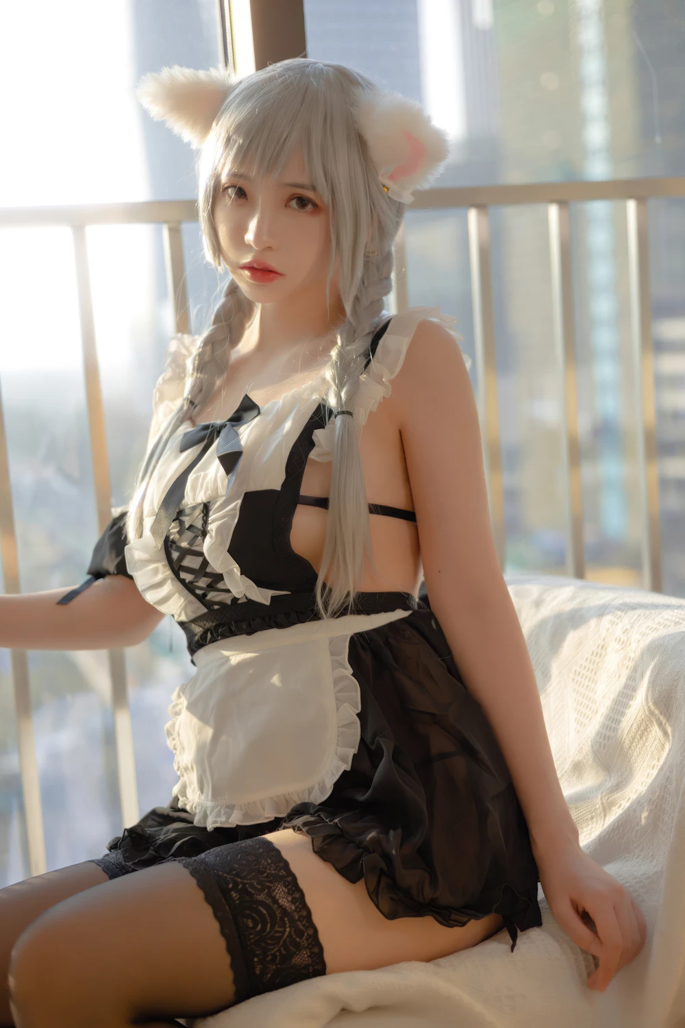 Cosplay 疯猫ss – 夕女仆 - P12