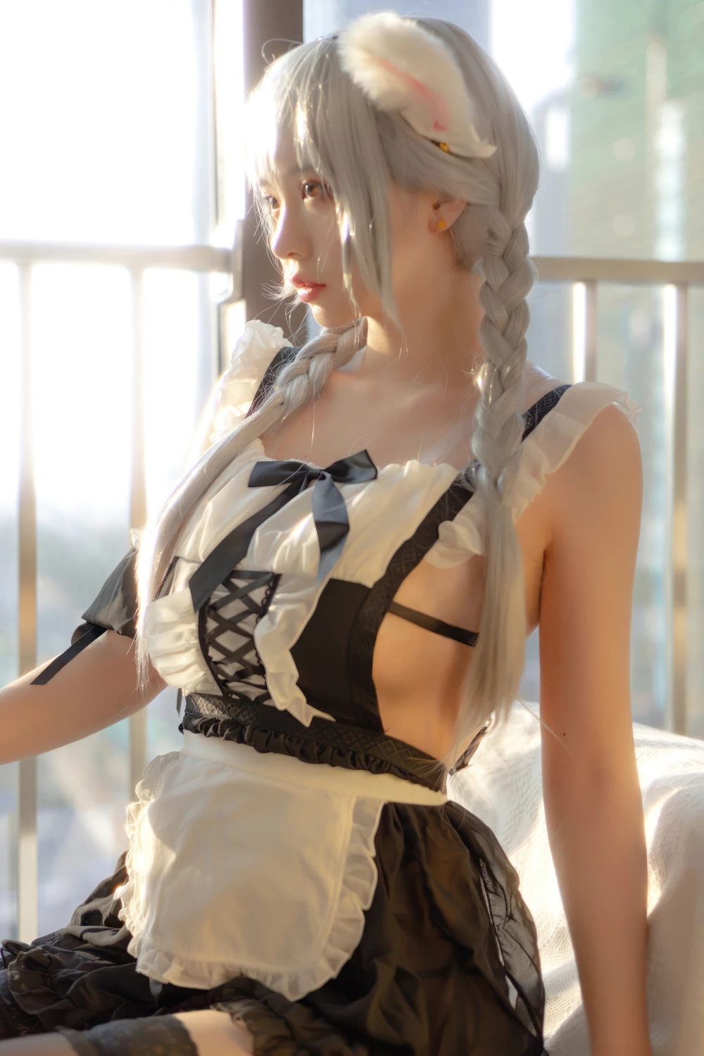 Cosplay 疯猫ss – 夕女仆 - P1