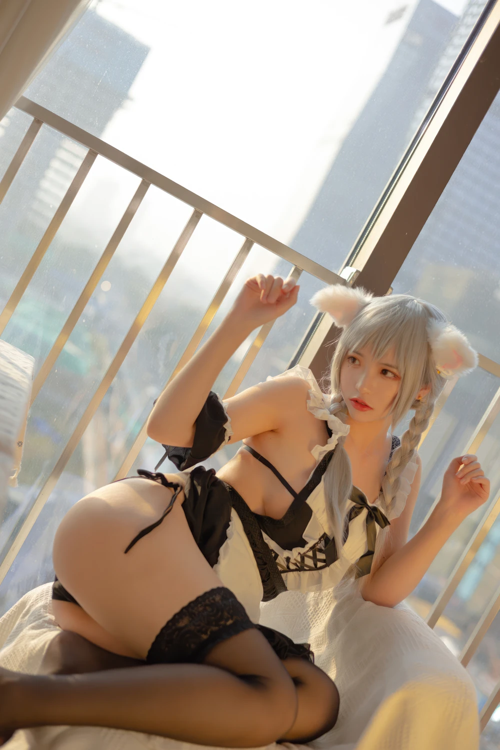 Cosplay 疯猫ss – 夕女仆 - P26