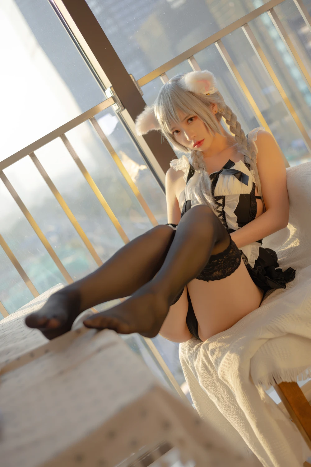 Cosplay 疯猫ss – 夕女仆 - P27