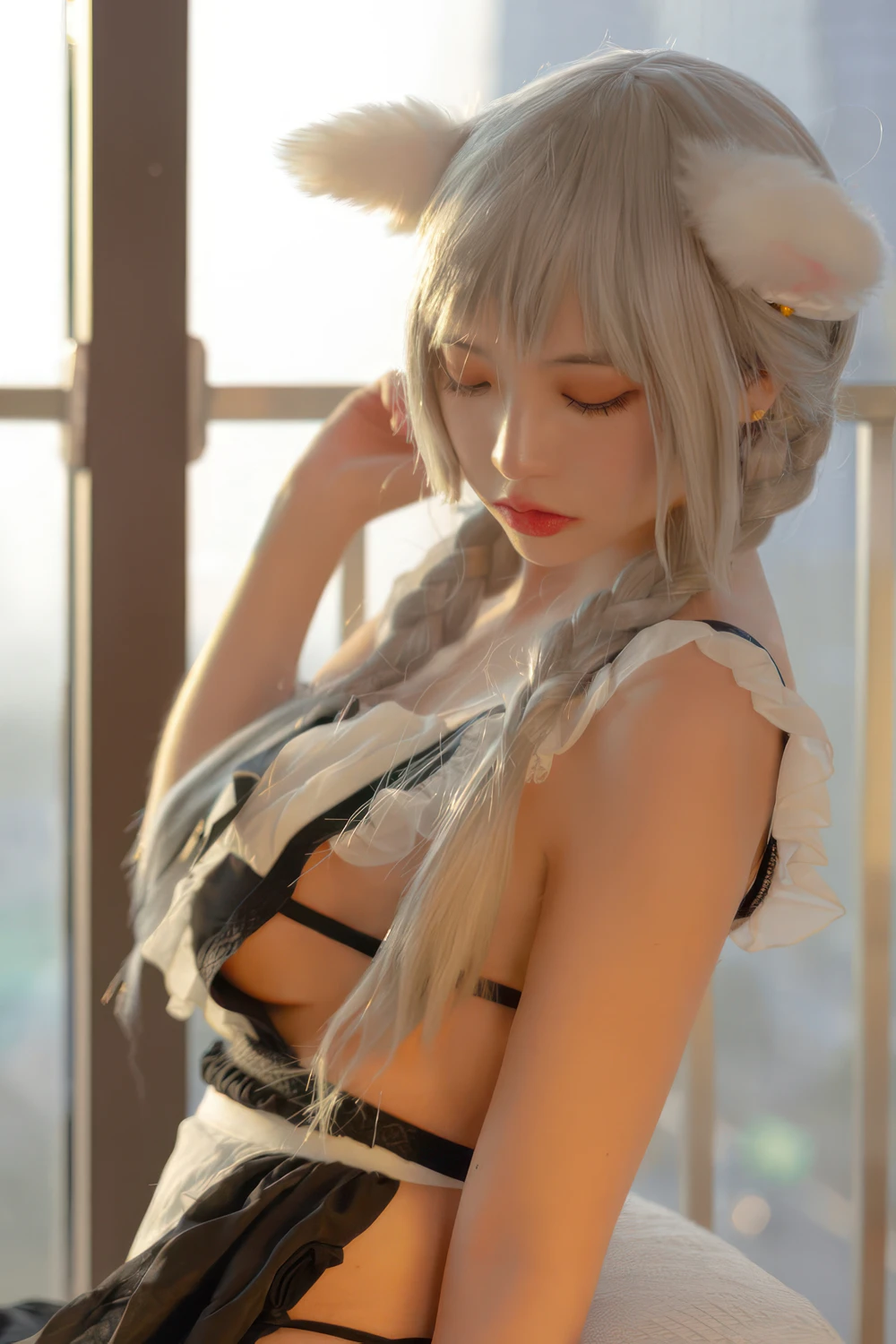 Cosplay 疯猫ss – 夕女仆 - P34
