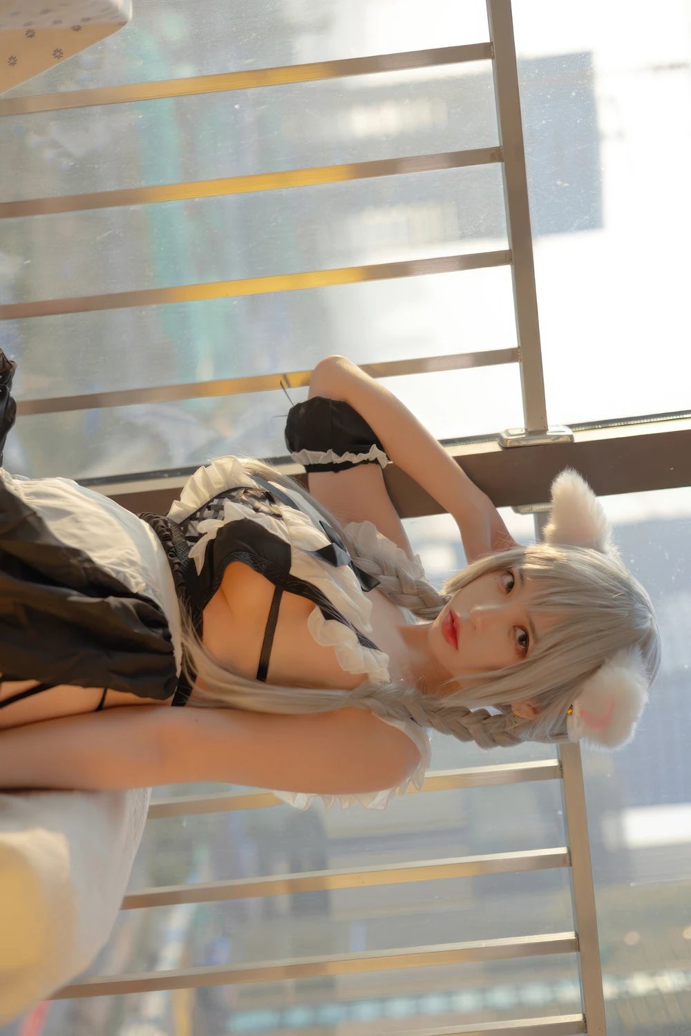 Cosplay 疯猫ss – 夕女仆 - P37