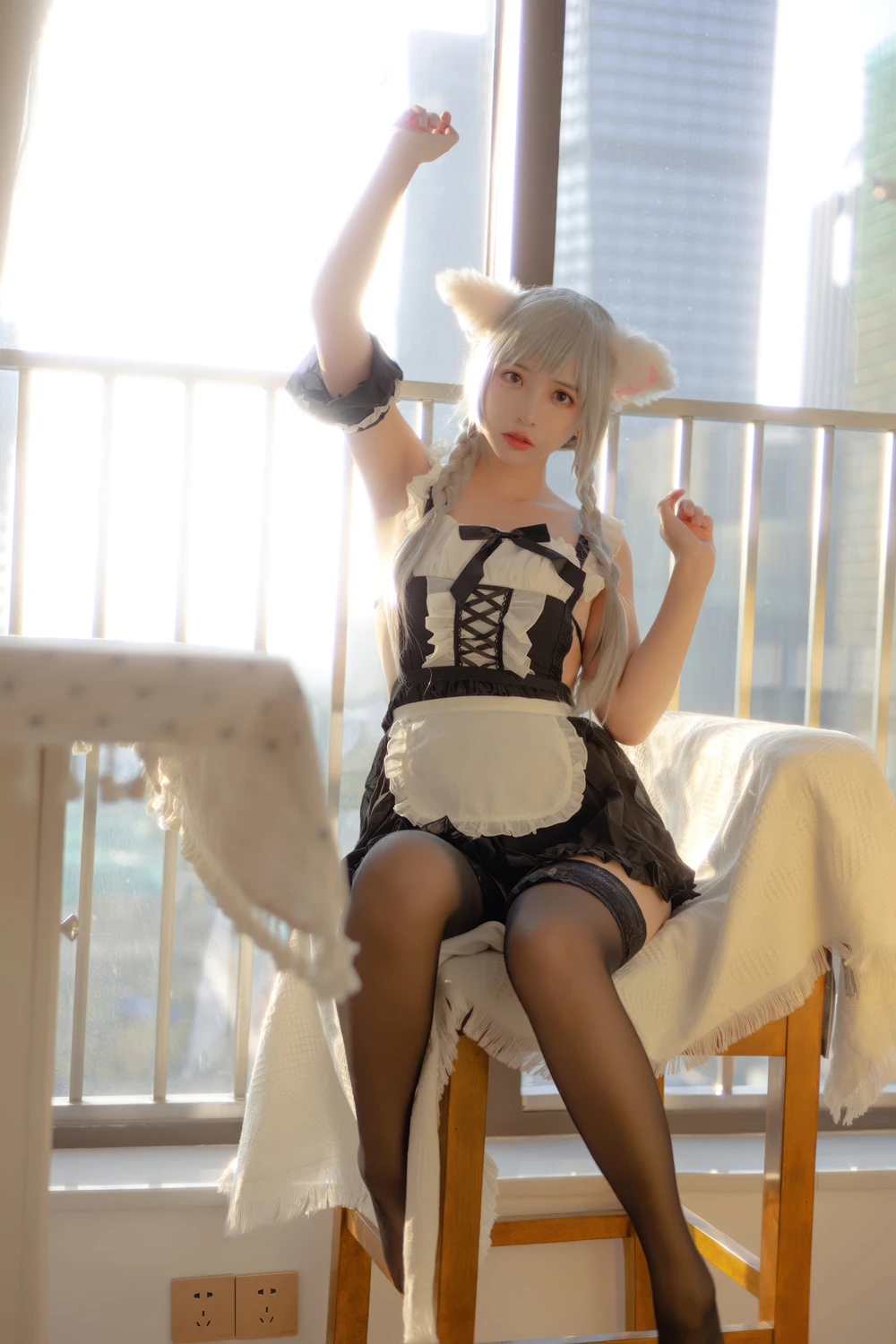 Cosplay 疯猫ss – 夕女仆 - P42