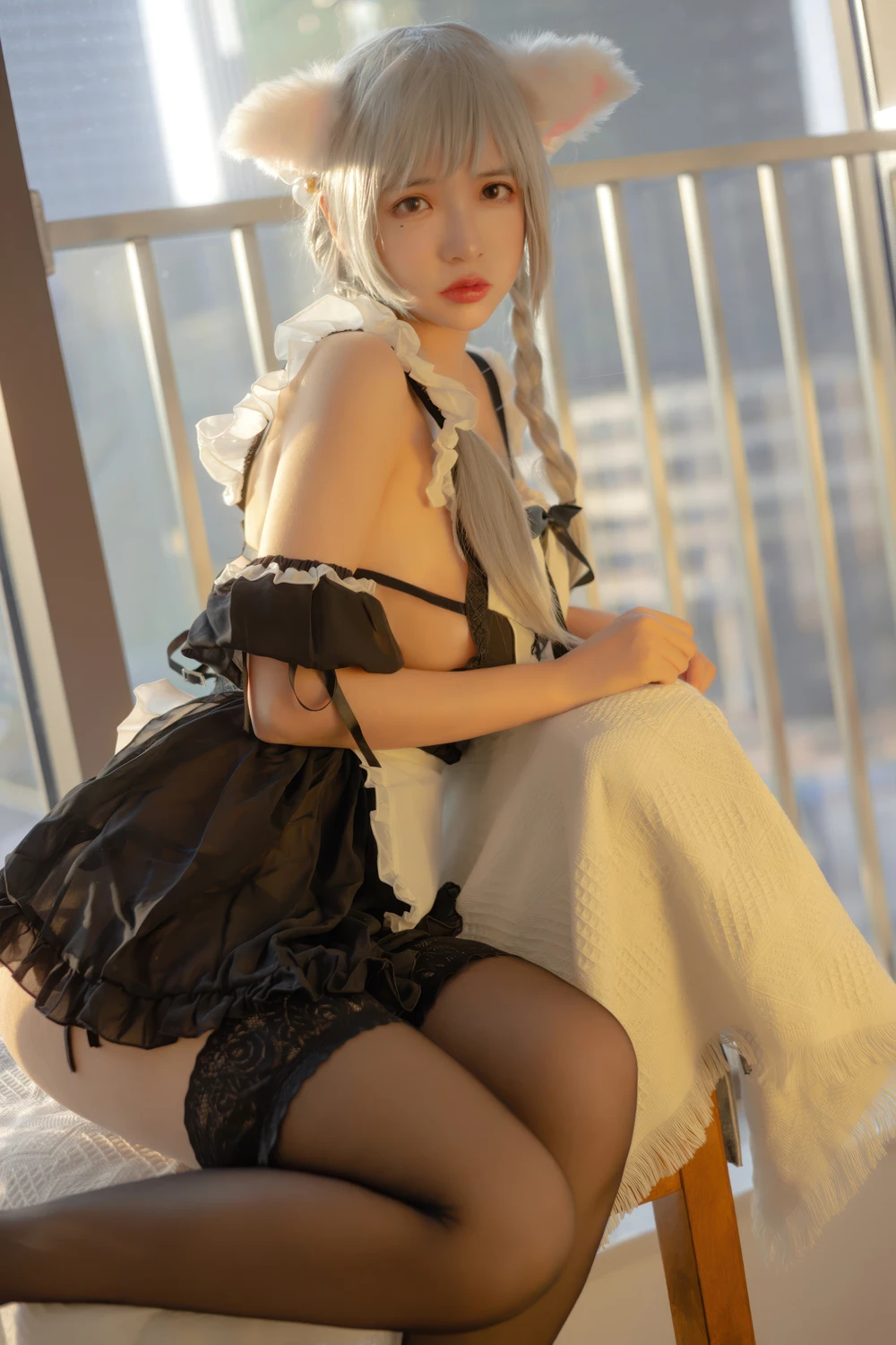 Cosplay 疯猫ss – 夕女仆 - P4