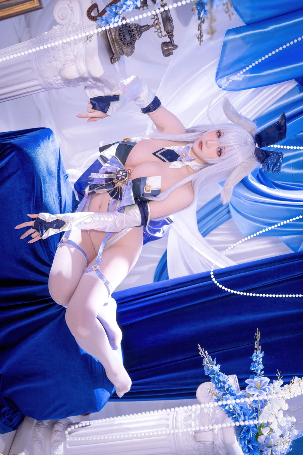 Cosplay 星之迟迟Hoshilily – 碧蓝航线 信浓 兔女郎 - P14