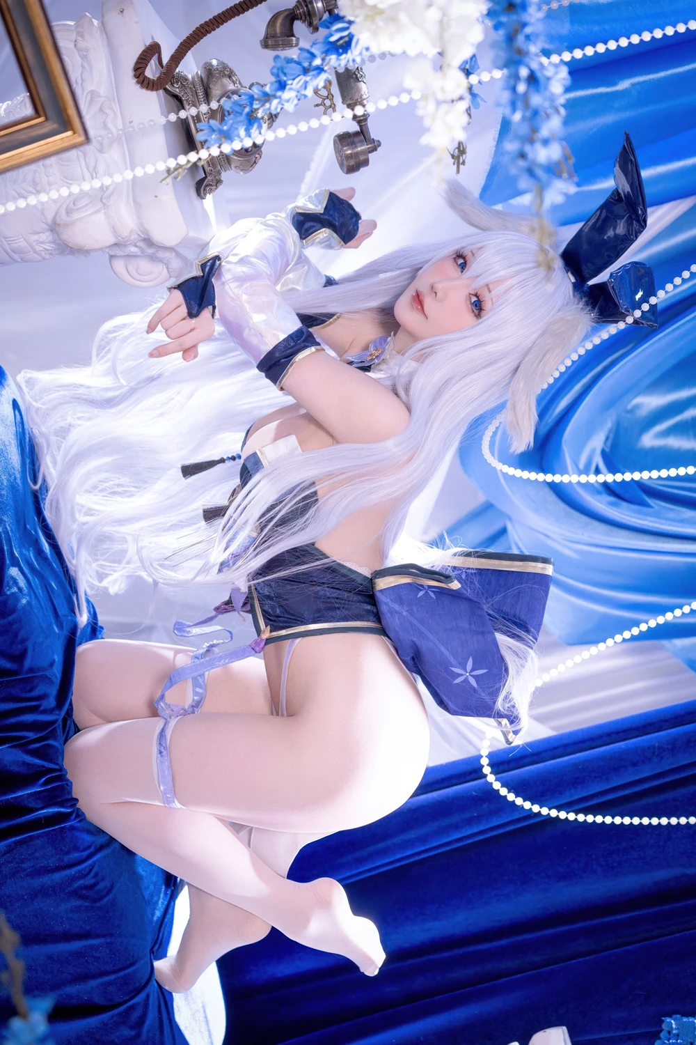 Cosplay 星之迟迟Hoshilily – 碧蓝航线 信浓 兔女郎 - P27