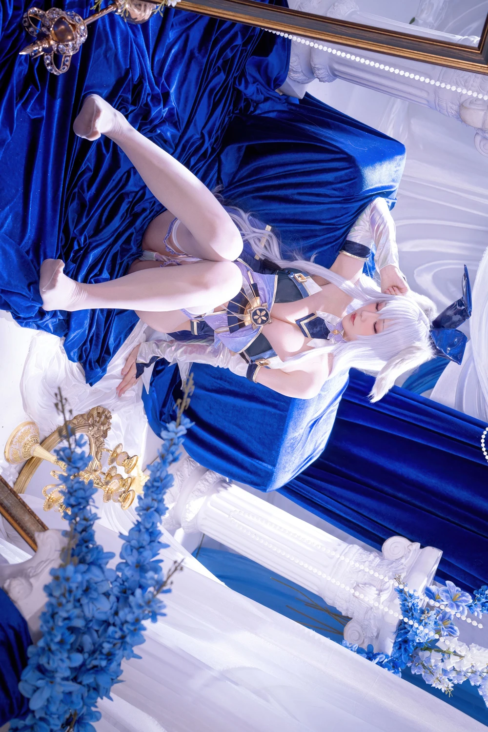 Cosplay 星之迟迟Hoshilily – 碧蓝航线 信浓 兔女郎 - P32