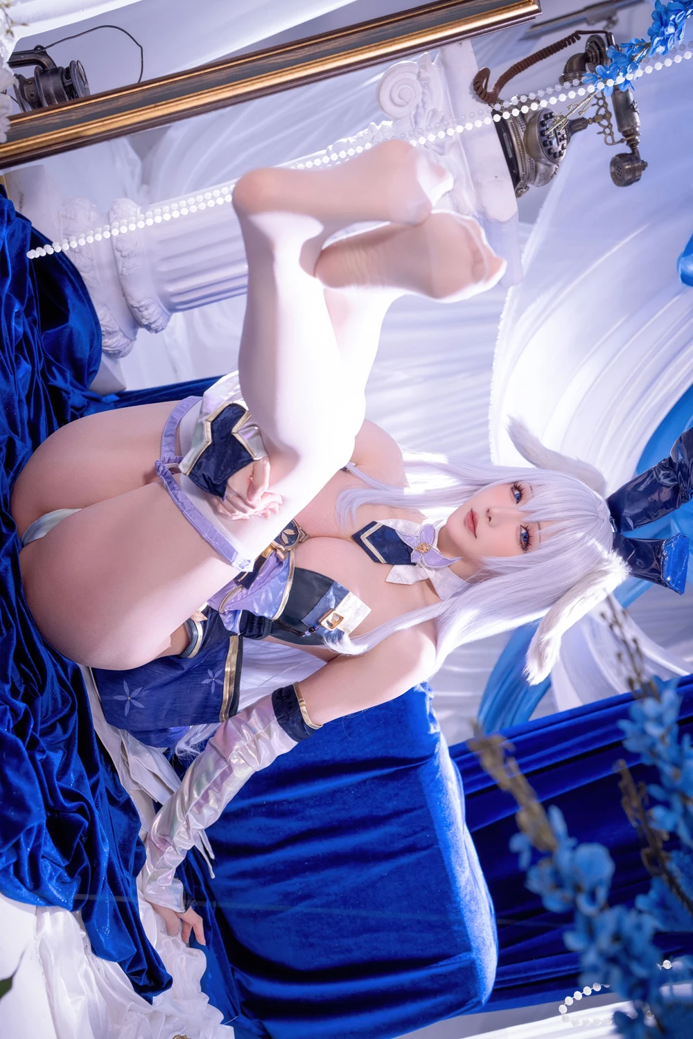 Cosplay 星之迟迟Hoshilily – 碧蓝航线 信浓 兔女郎 - P35