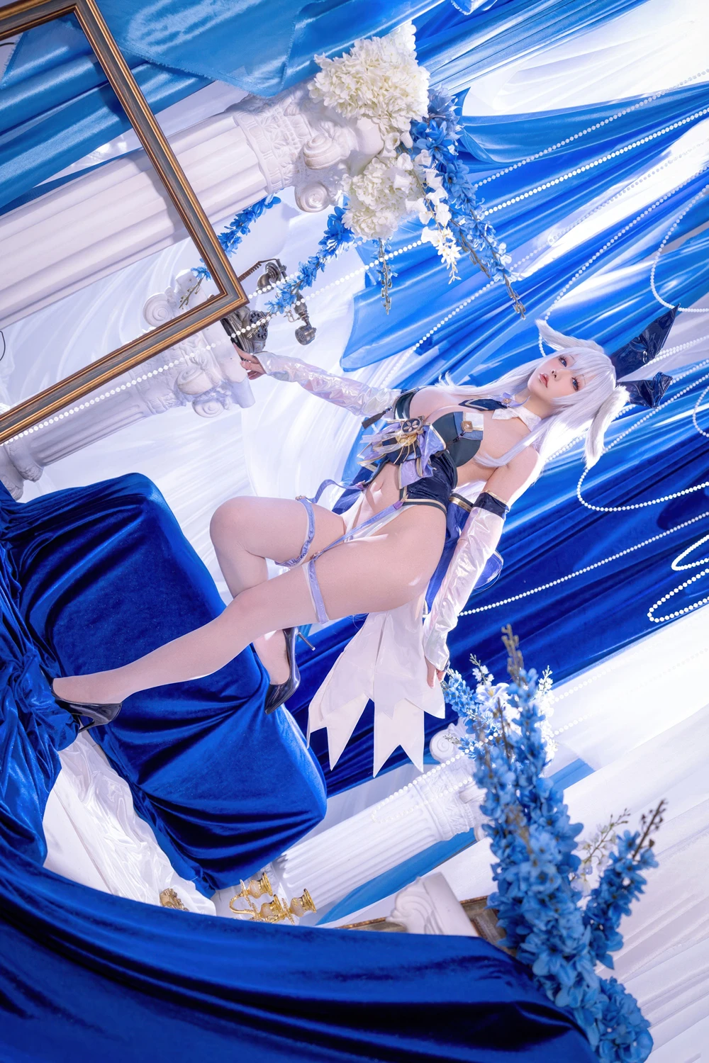 Cosplay 星之迟迟Hoshilily – 碧蓝航线 信浓 兔女郎 - P41