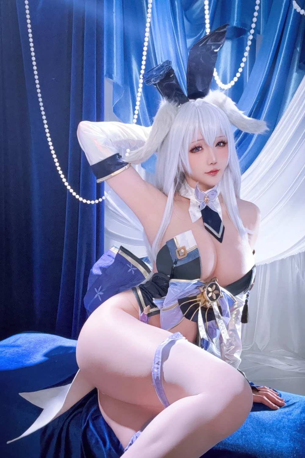 Cosplay 星之迟迟Hoshilily – 碧蓝航线 信浓 兔女郎 - P44