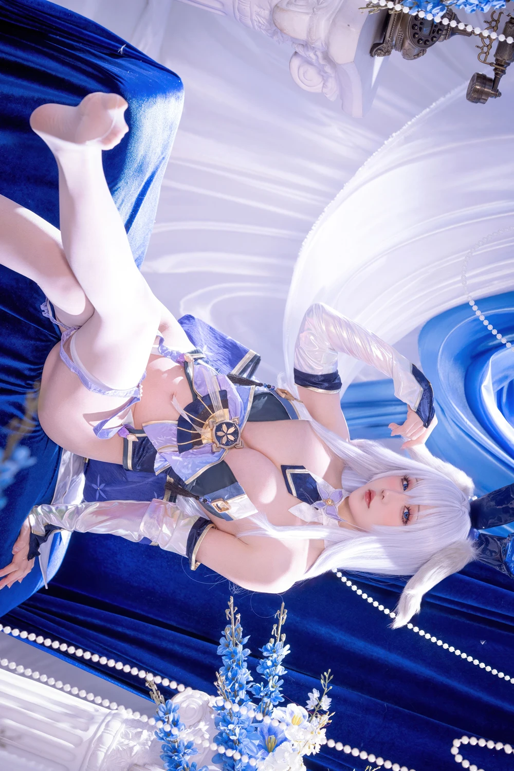 Cosplay 星之迟迟Hoshilily – 碧蓝航线 信浓 兔女郎 - P4