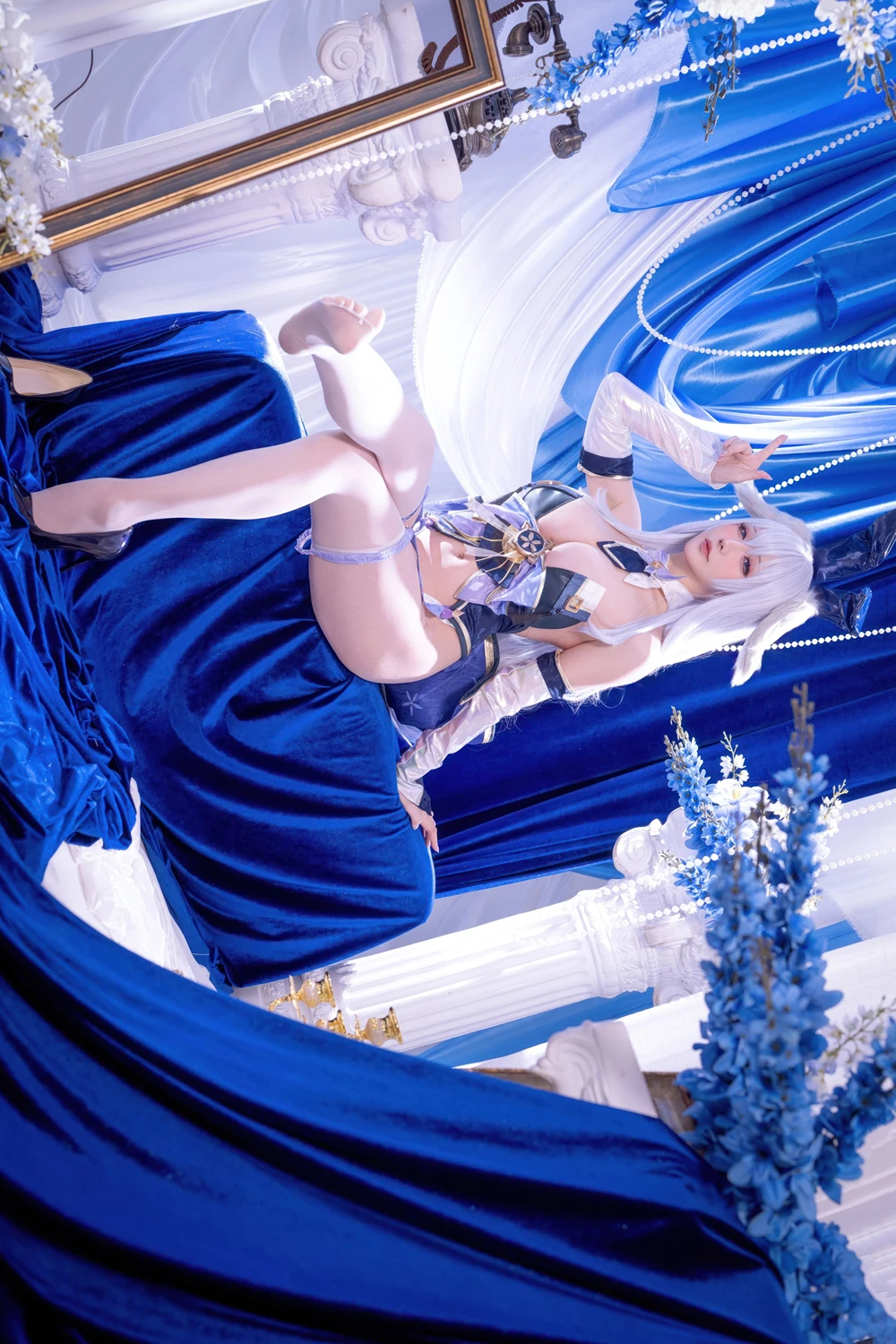 Cosplay 星之迟迟Hoshilily – 碧蓝航线 信浓 兔女郎 - P8