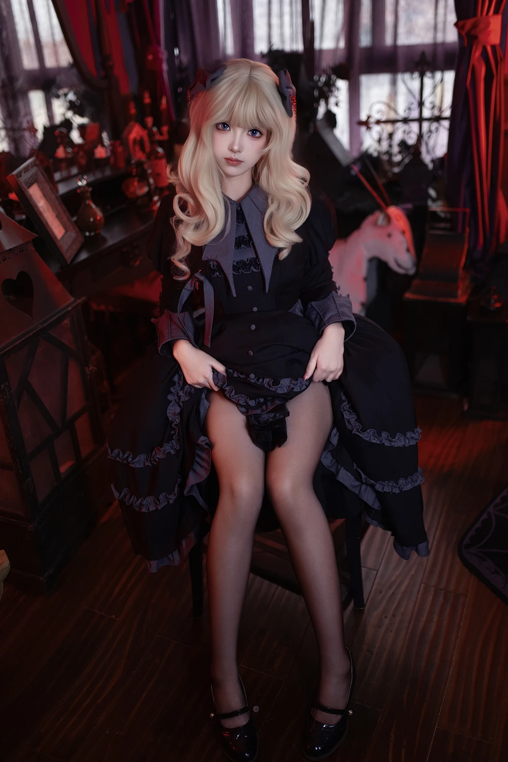 Cosplay Bangni邦尼 – 德古拉公主 - P11