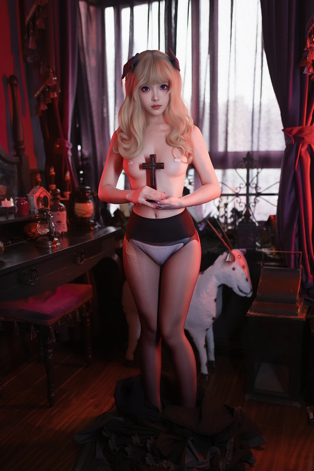 Cosplay Bangni邦尼 – 德古拉公主 - P56