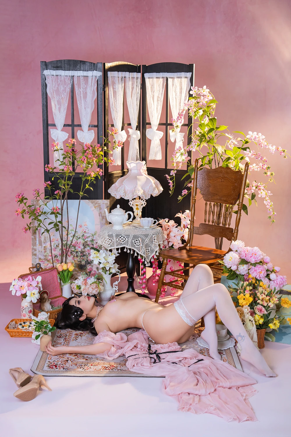Cosplay 奈汐酱nice – 粉红茶事 - P60