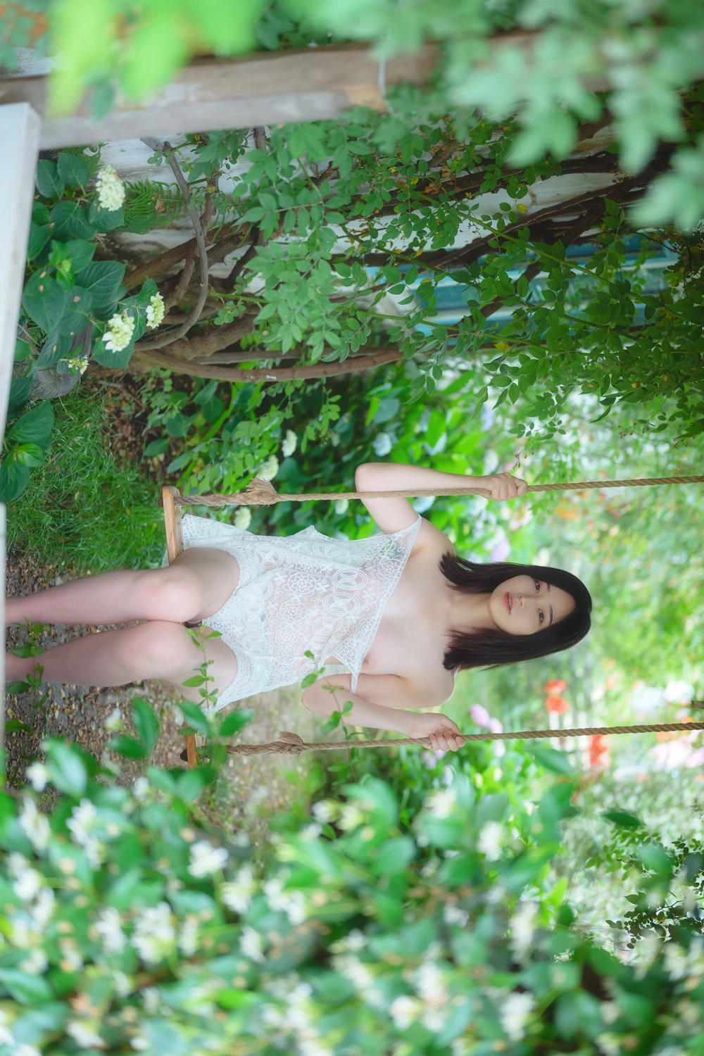Cosplay 年年Nnian – 木绣球 & 夏日小院 - P49