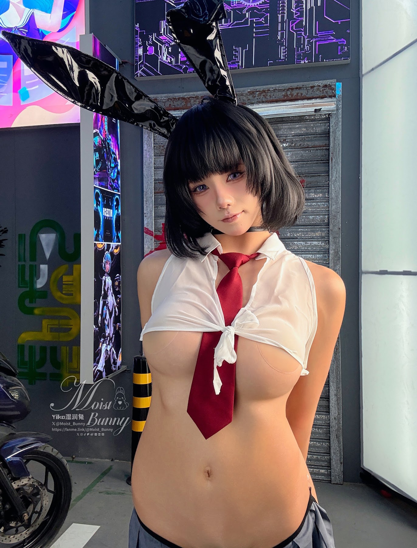 Coser@黏黏团子兔 – 2025年10月作品 賽博逆JK - P23