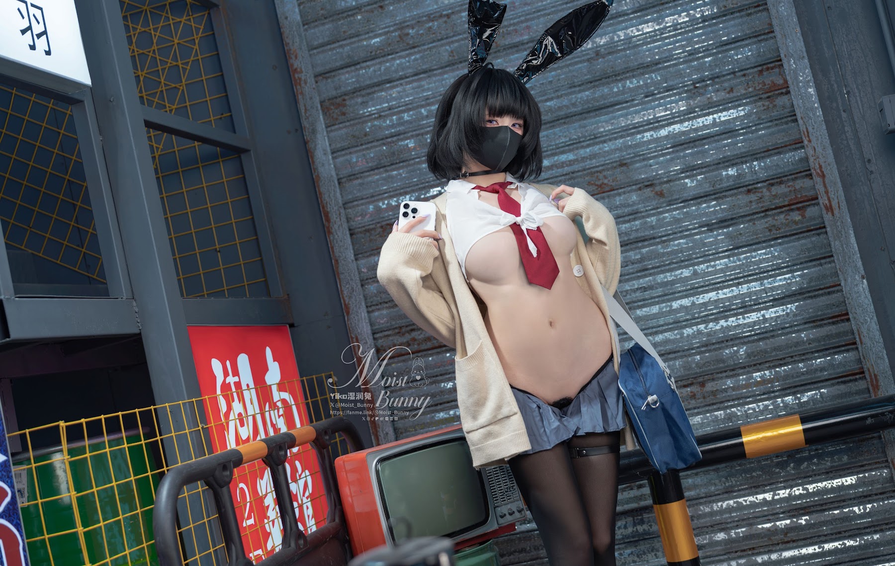 Coser@黏黏团子兔 – 2025年10月作品 賽博逆JK - P2
