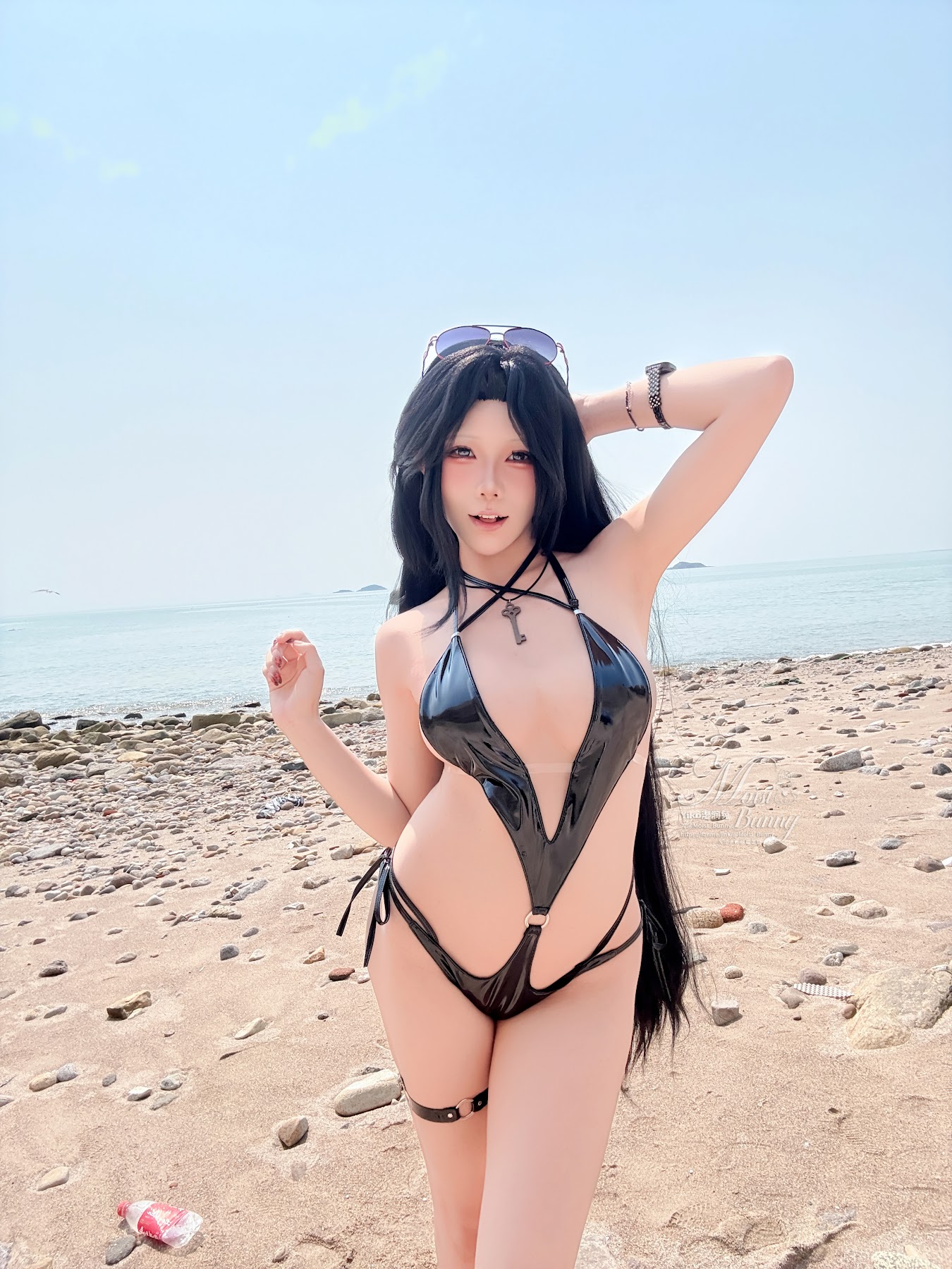 Coser@黏黏团子兔 – 2025泳装限定作 梅登艳阳之下 - P10