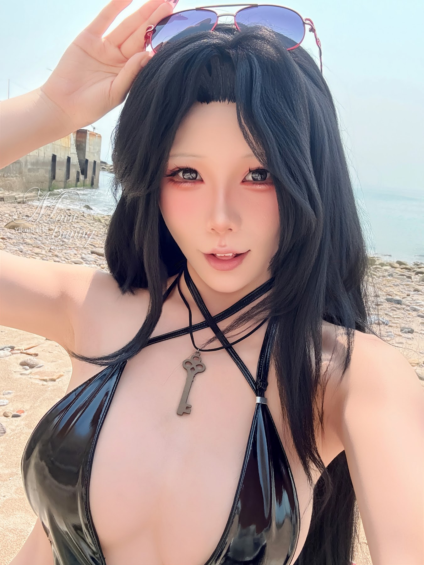 Coser@黏黏团子兔 – 2025泳装限定作 梅登艳阳之下 - P12