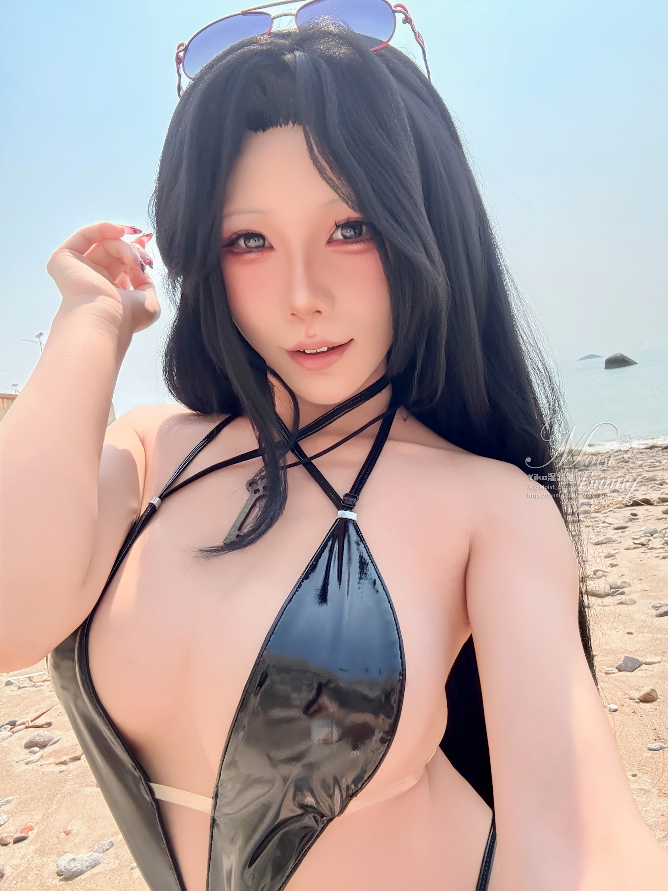 Coser@黏黏团子兔 – 2025泳装限定作 梅登艳阳之下 - P45