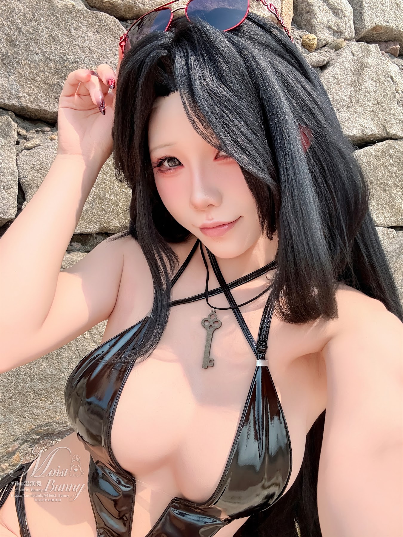 Coser@黏黏团子兔 – 2025泳装限定作 梅登艳阳之下 - P56