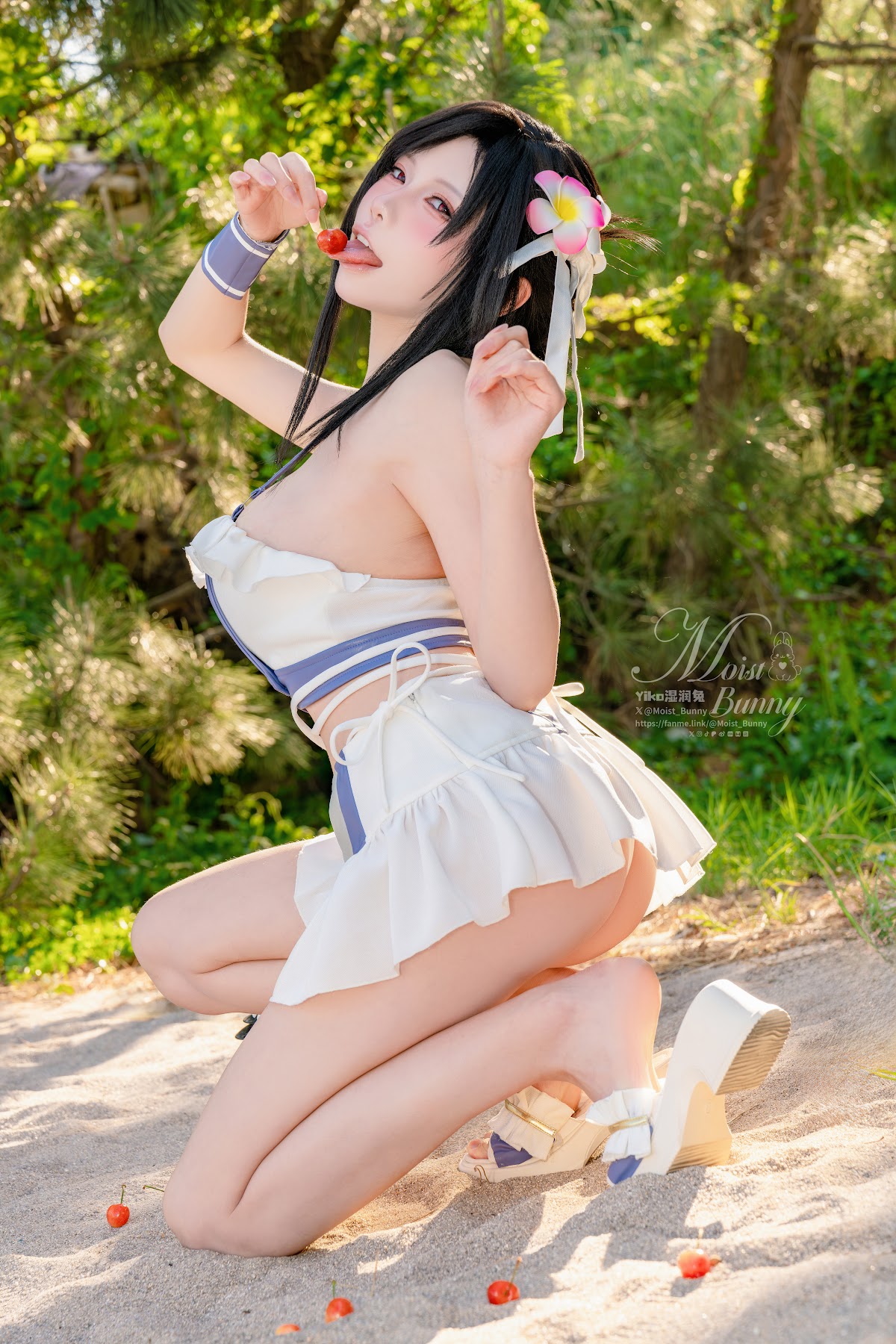 Coser@黏黏团子兔 – 2025泳装限定作 海边假日 蒂法 - P13