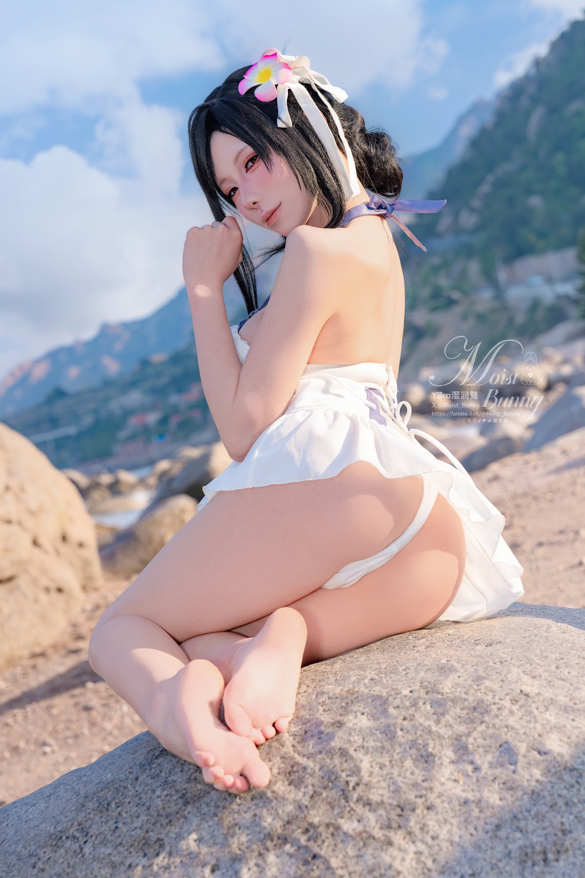 Coser@黏黏团子兔 – 2025泳装限定作 海边假日 蒂法 - P18