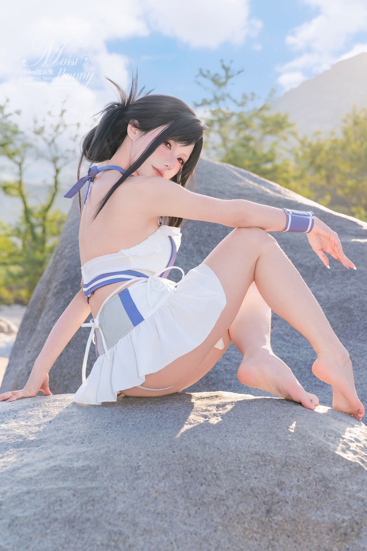 Coser@黏黏团子兔 – 2025泳装限定作 海边假日 蒂法 - P21